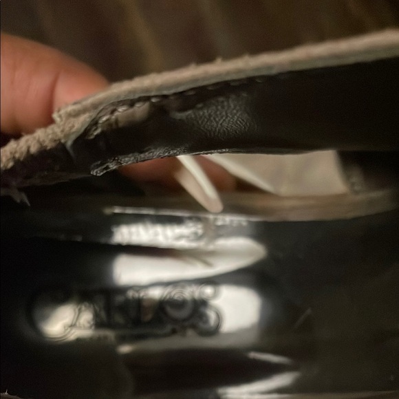 Carlos Santana Brown High Vamp Suede Clogs - Picture 4 of 4